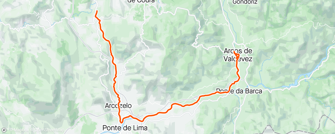 Mapa da atividade, Arcos de Valdevez > Rubiães