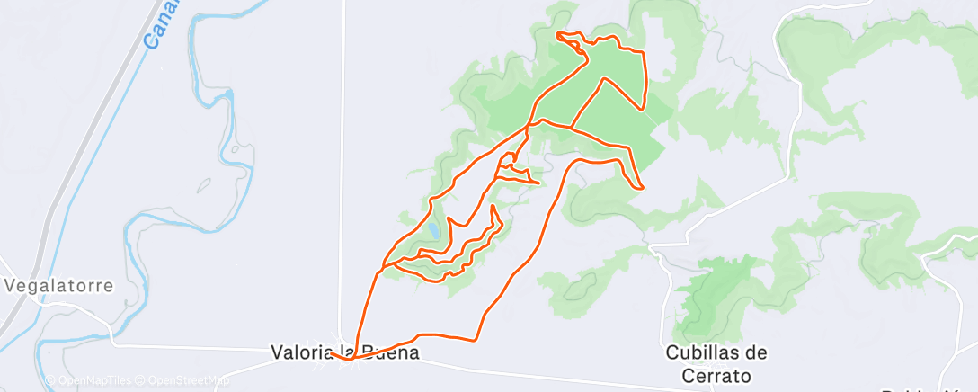 Map of the activity, Morning Ride