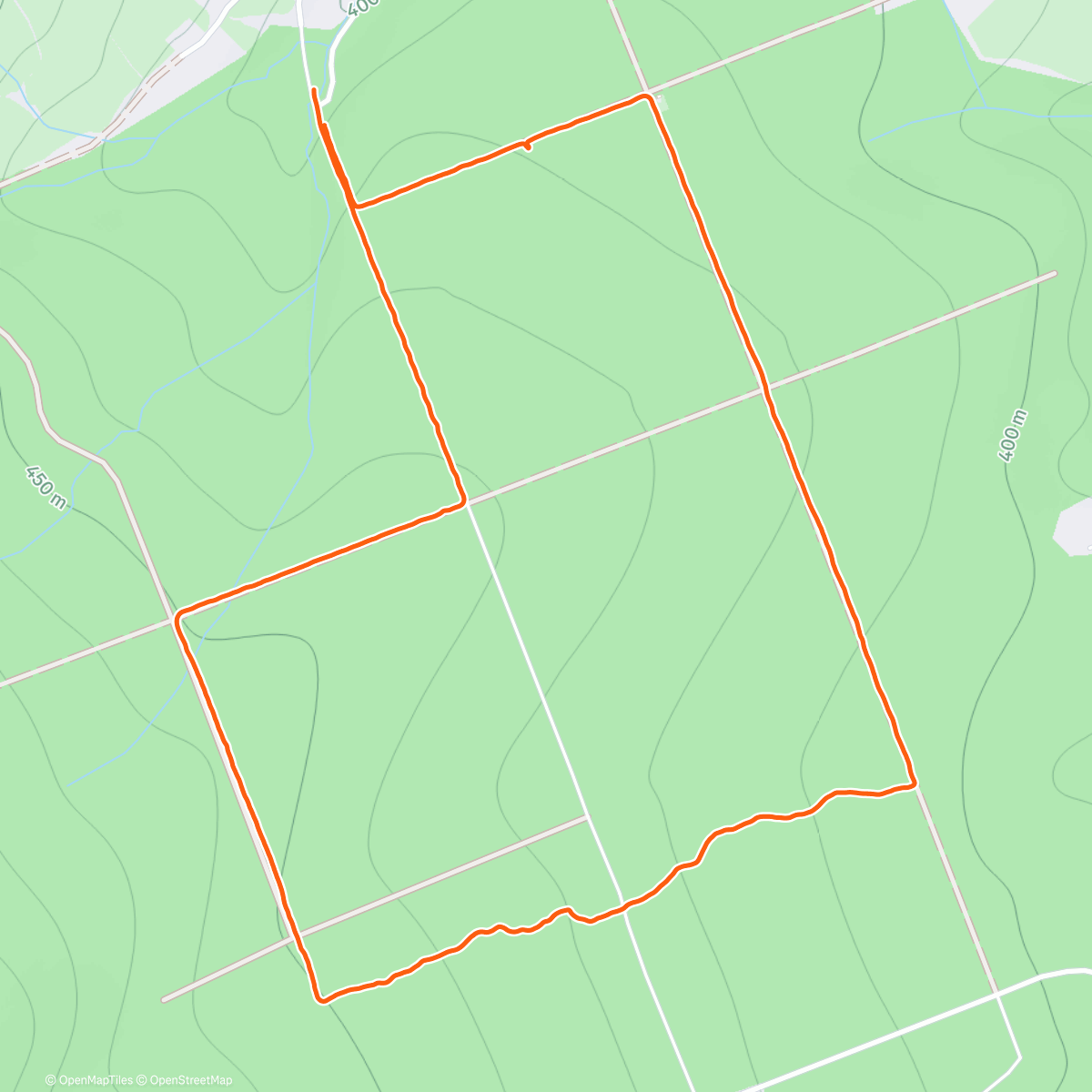 Map of the activity, Vánoční venčení Doty