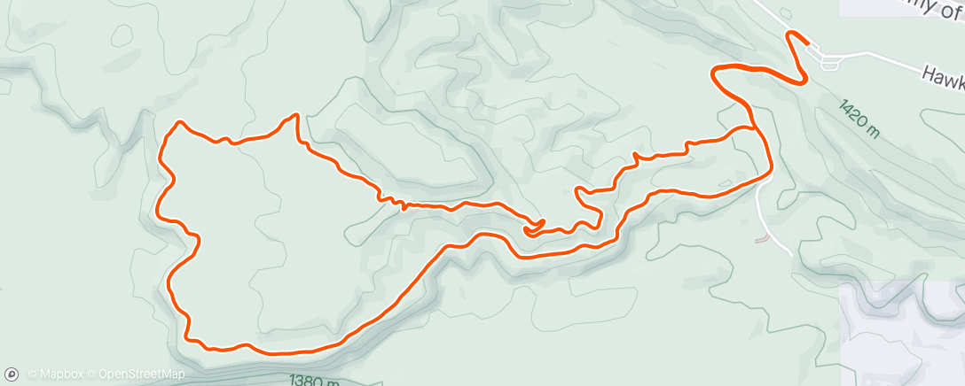 Map of the activity, Marys Loop