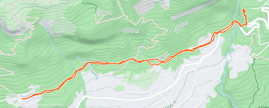 Map of the activity, Jog avec le frérot