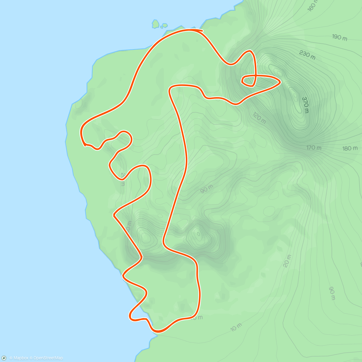 Mappa dell'attività Zwift - Race: DIRT Racing Series - Rionda - Metals - Stage 6 (B) on Two Bridges Loop in Watopia