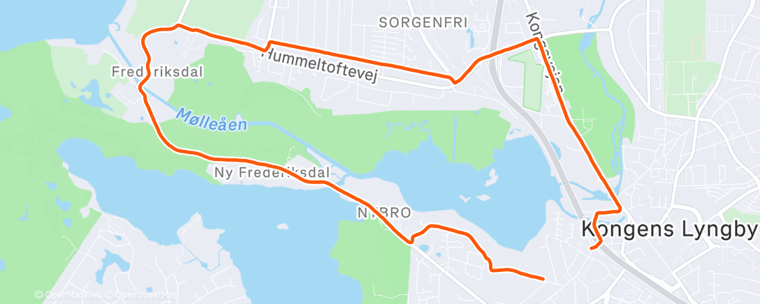 Map of the activity, Godt vi snart kan pakke sneskoene væk