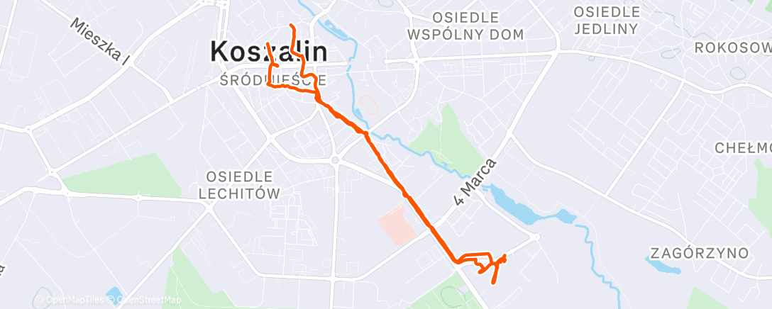 Map of the activity, Lunch Walk