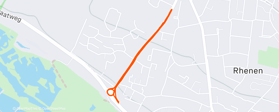 Map of the activity, Ochtendloop