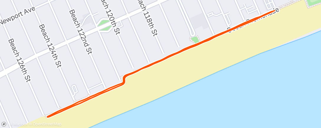 Map of the activity, Santa "5k" (cut short due to ice)