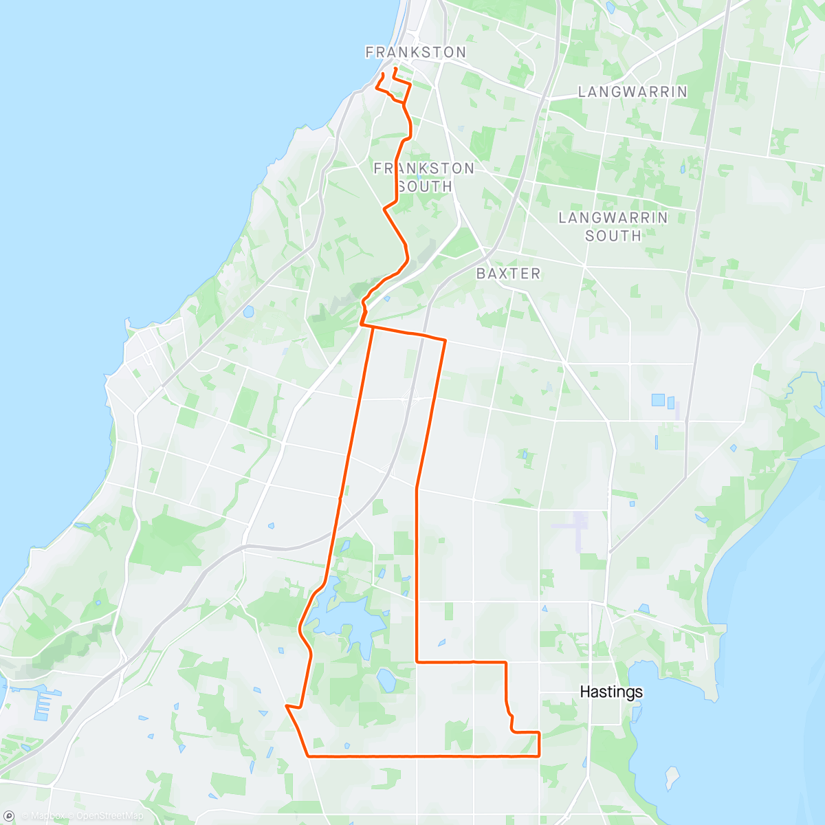 Map of the activity, Gravel spin