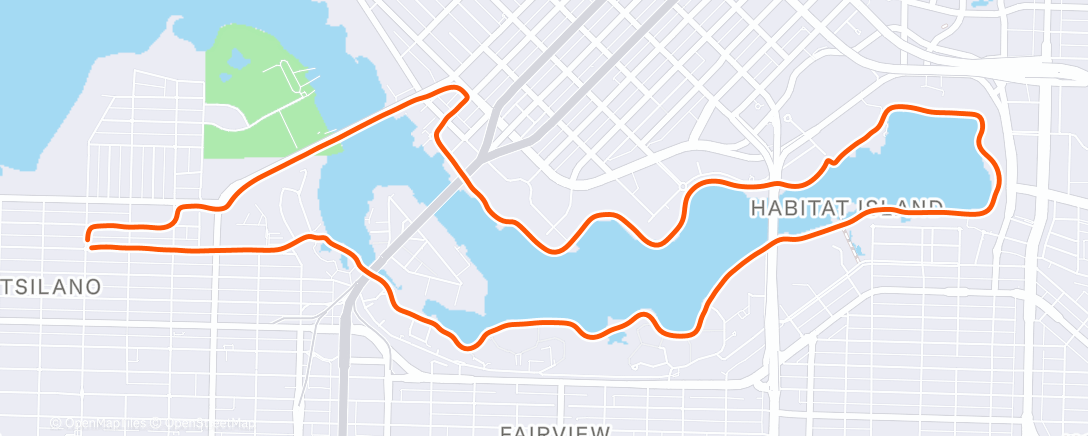 Map of the activity, That was wet
