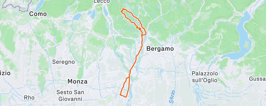 Map of the activity, Valsecca