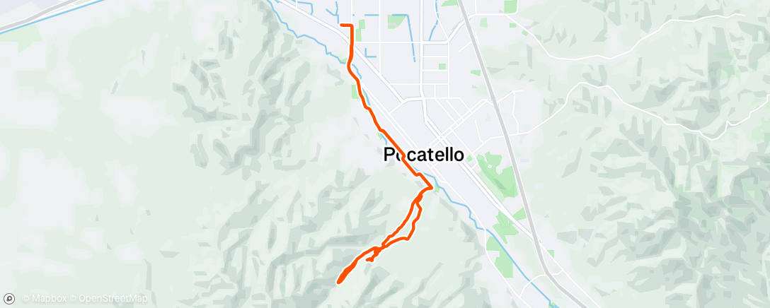 Map of the activity, Totally getting heat acclimated, love it!