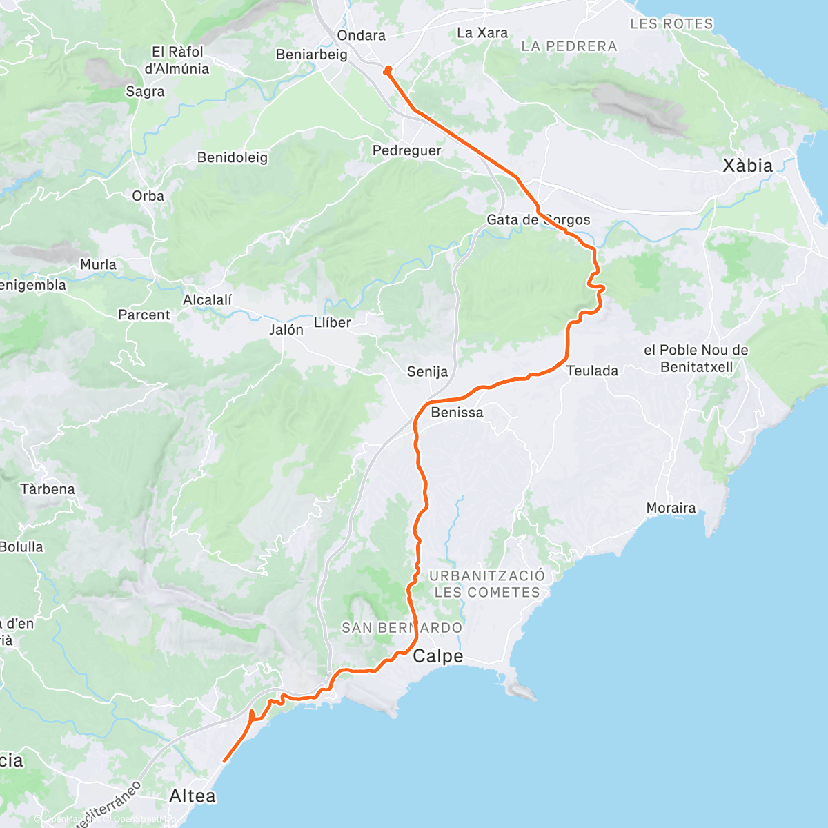 Map of the activity, Bahrain - Victorious Day 1