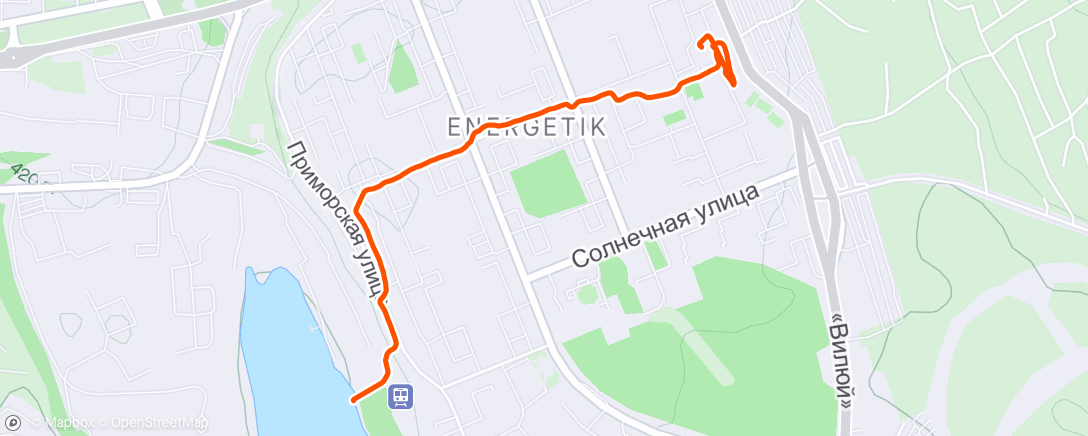 Map of the activity, С морей