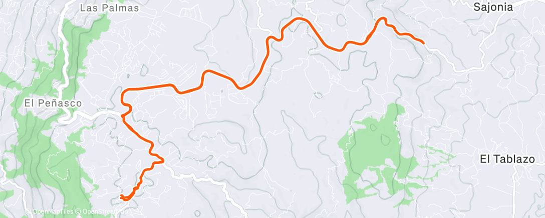 Карта физической активности (Morning Ride)