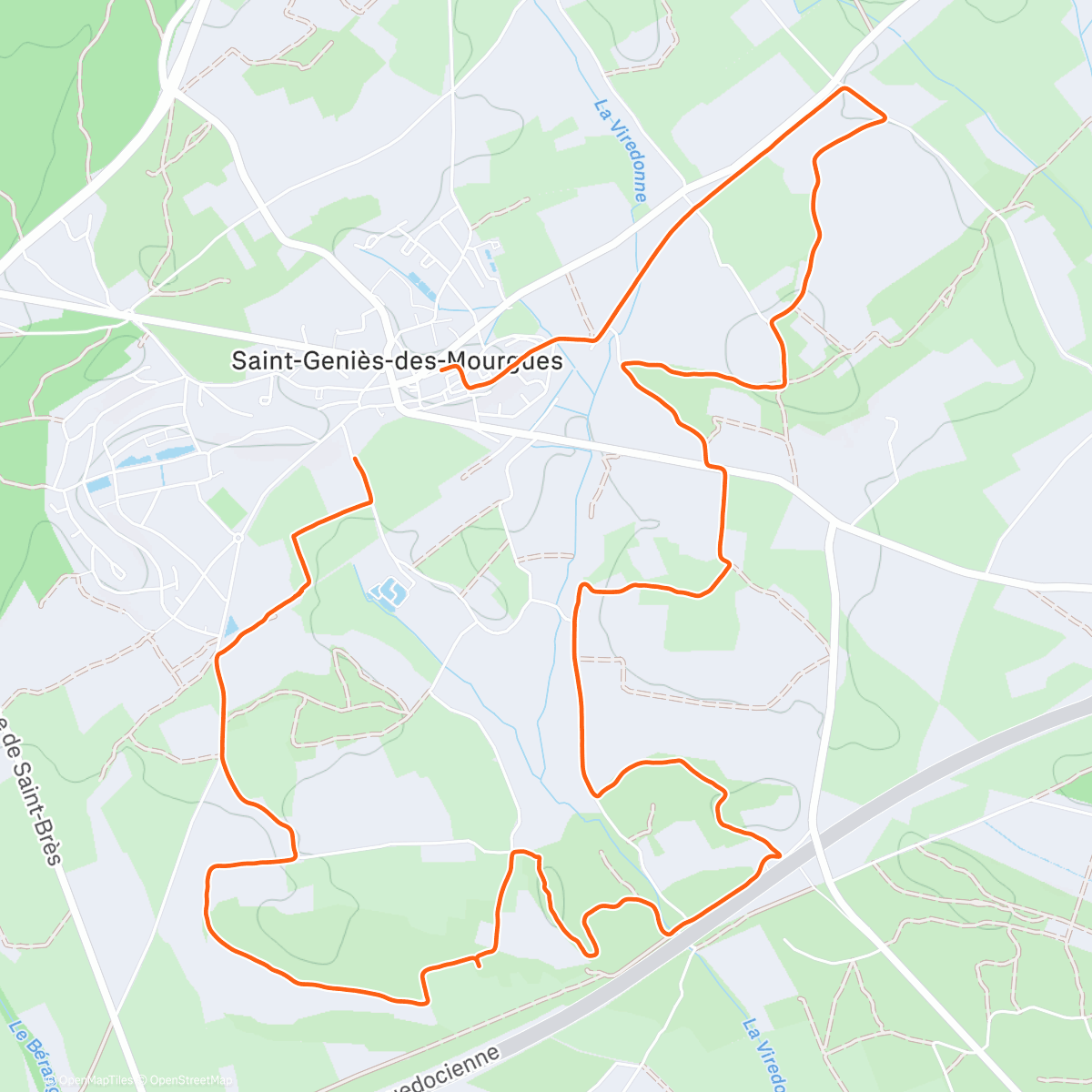 Map of the activity, Pour garder la forme avant le prochain repas … ce soir 😅