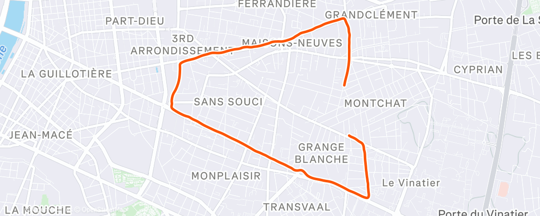 Map of the activity, Footing