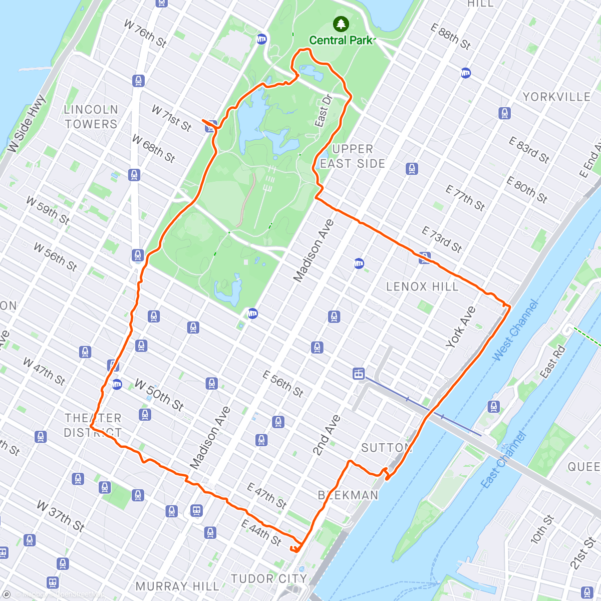 Mapa da atividade, Limb Salvage in NY