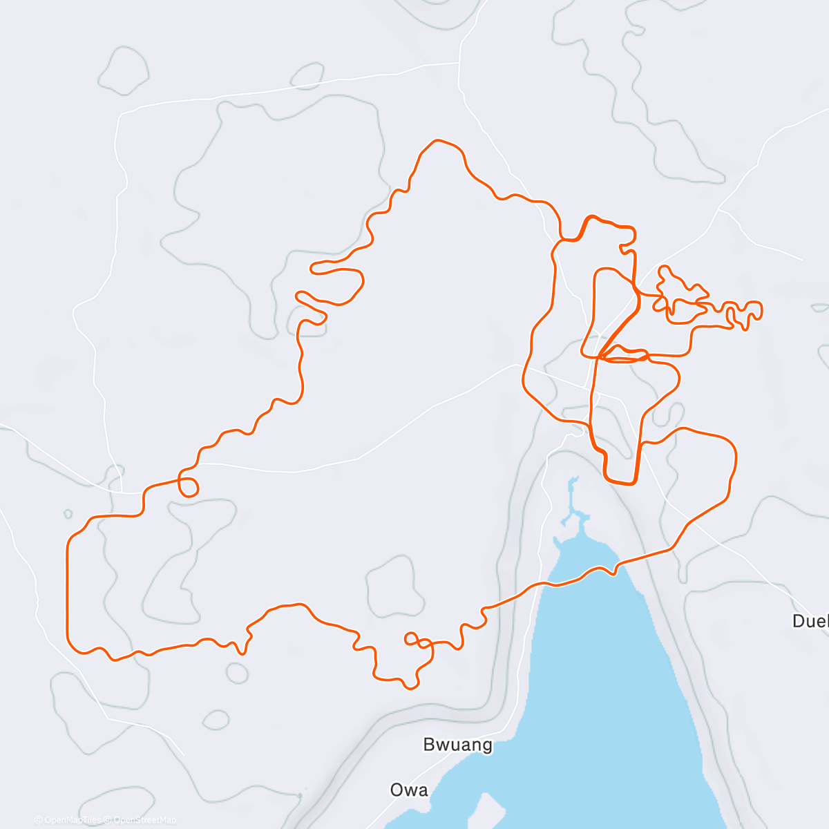 Map of the activity, Zwift - TTT: Zwift Racing League: Redline Rally - Open Blue League Division 4 (B) on Neon Shore Loop in Makuri Islands