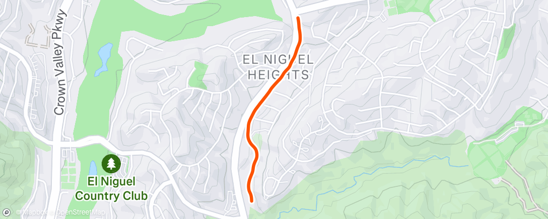 Map of the activity, Lunch Run