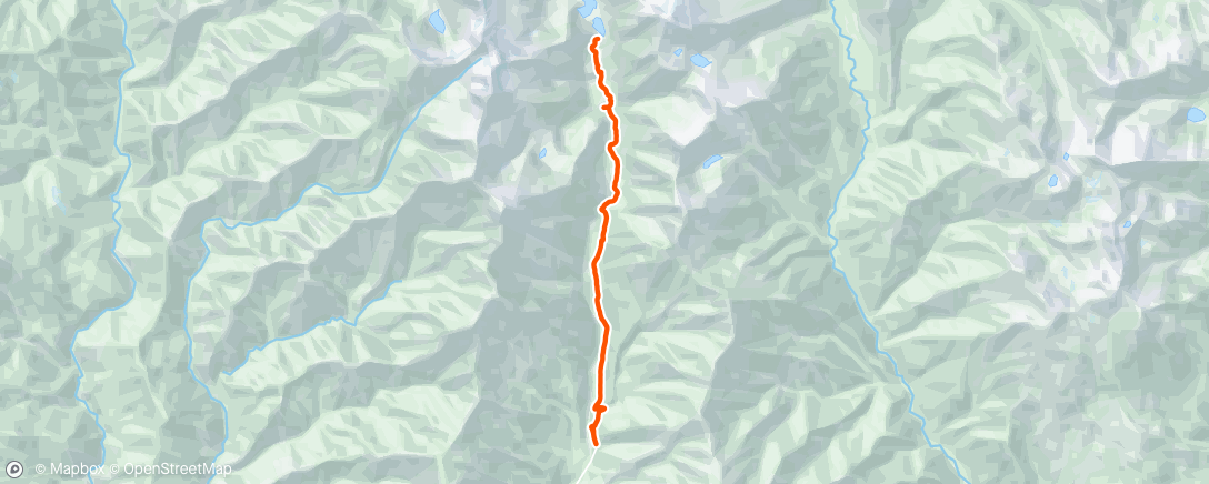 Map of the activity, Lunch Hike