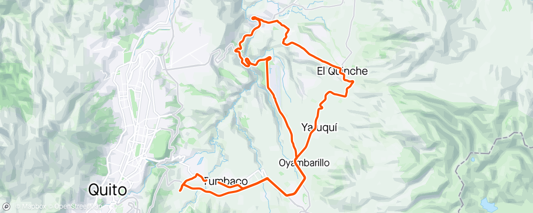 Map of the activity, La Victoria