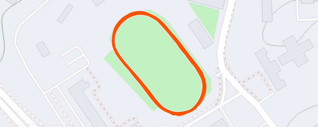 Map of the activity, Вечерний забег