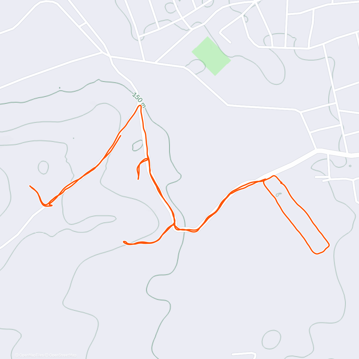 Map of the activity, Keşif Trail Run