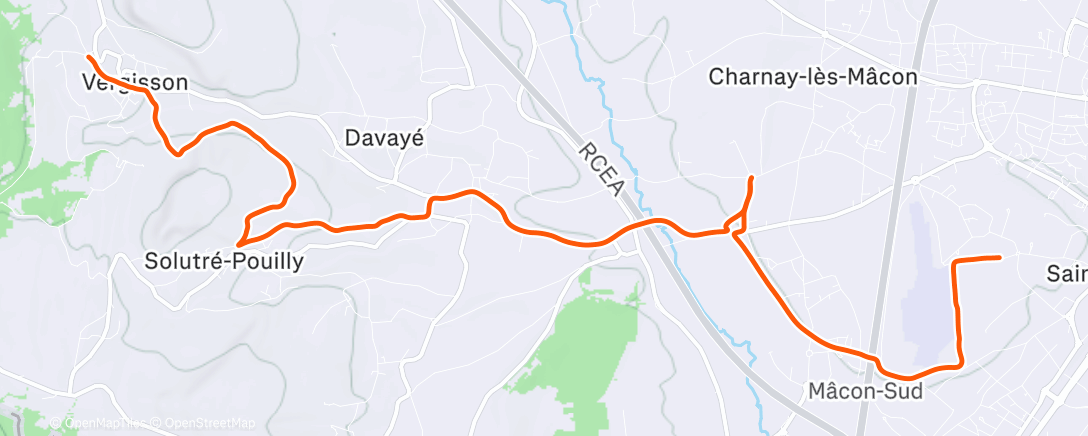 Map of the activity, Evening Fartlek Trail Run 👑🔦