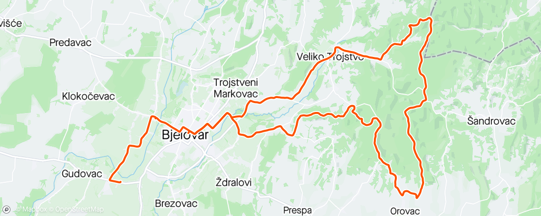 Map of the activity, Smrznuta kava s Igorom