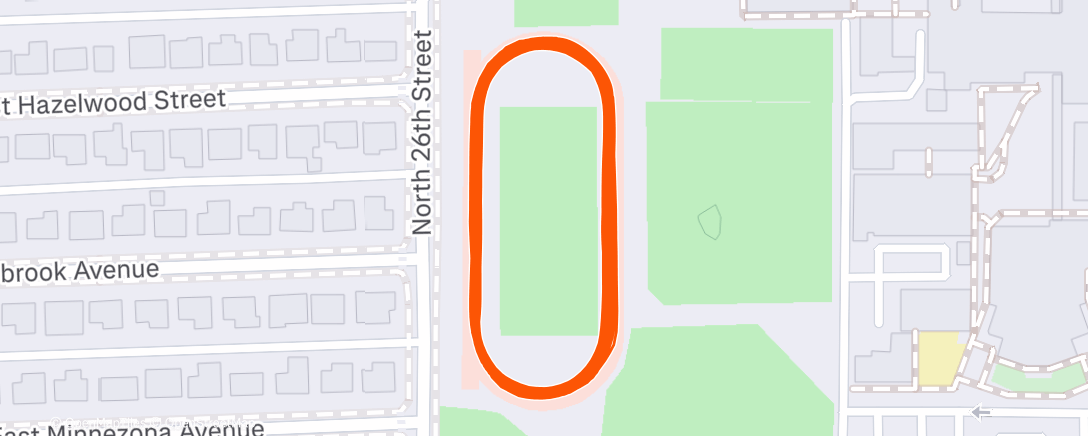 Map of the activity, Desert Solstice Track Invitational