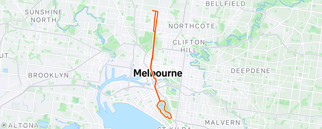 Map of the activity, Morning Ride
