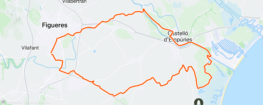 Map of the activity, Morning Gravel Ride