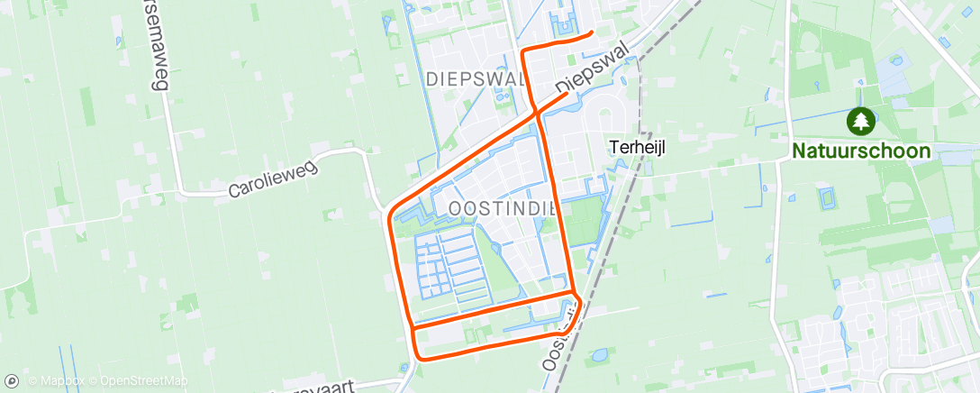 Mappa dell'attività Avondloop