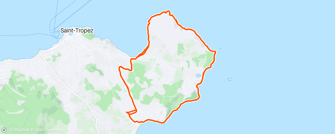 Map of the activity, Morning Trail Run - Sentier Côtier x2 (seul et avec Alix) - Saint Tropez