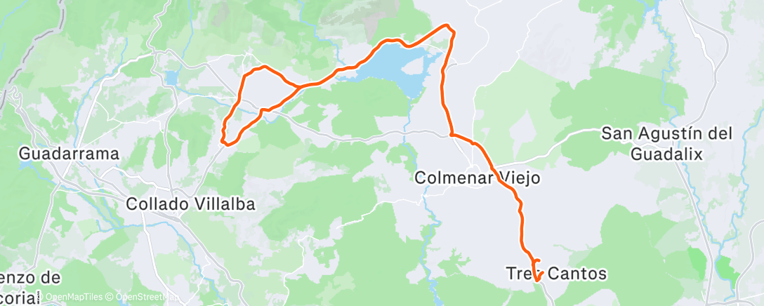 Карта физической активности (Bicicleta por la mañana)