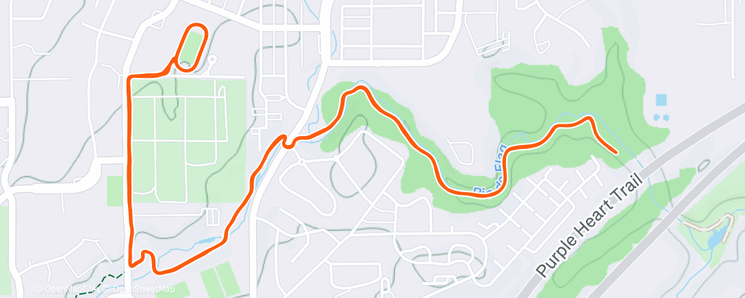 アクティビティ「Double + Drills & Strides」の地図