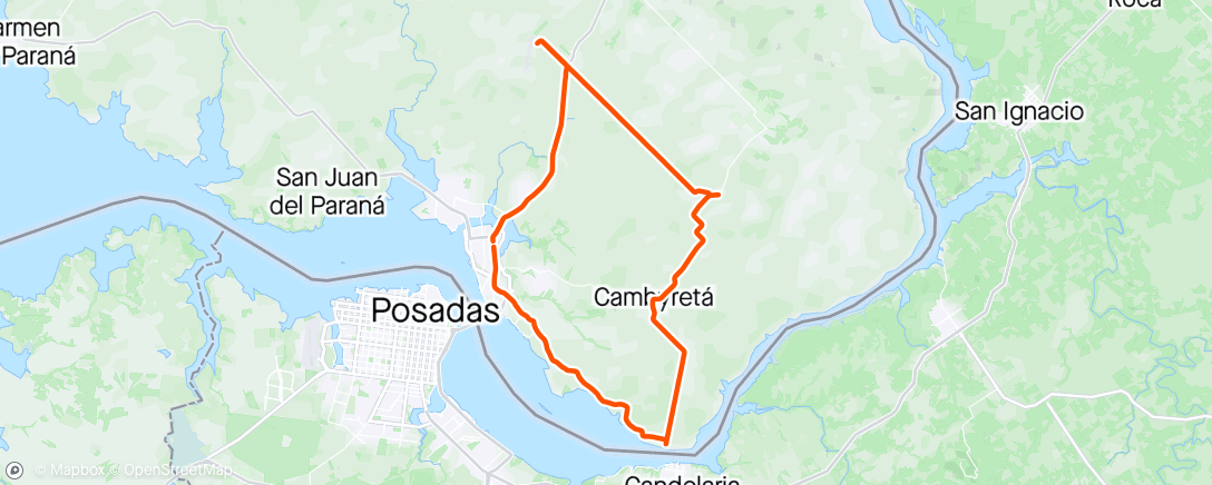 アクティビティ「Vuelta ciclística por la mañana」の地図