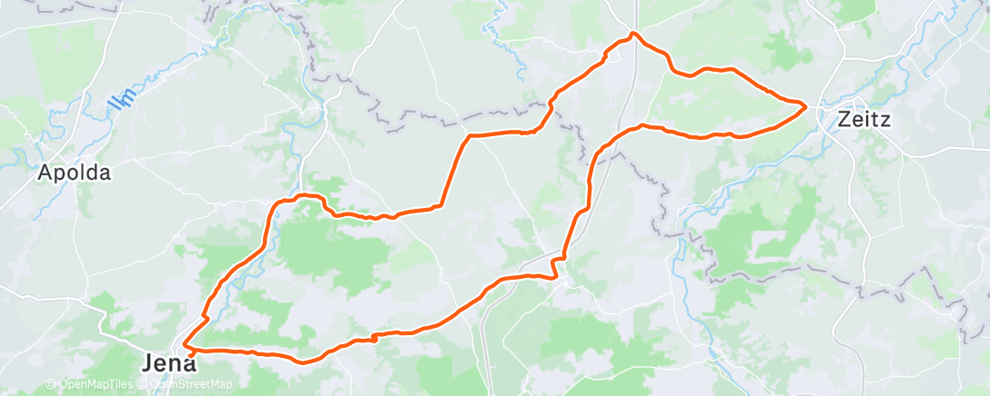 Mappa dell'attività Mittagsradfahrt