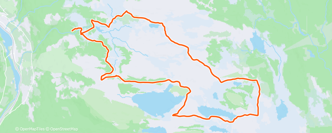 Map of the activity, LK skate