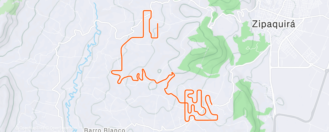 Map of the activity, MyWhoosh - Rosnąca kadencja