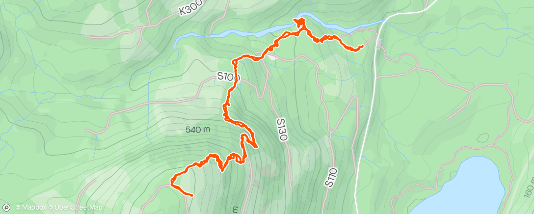 Mapa de la actividad, Morning Hike, 79 grind, group hike