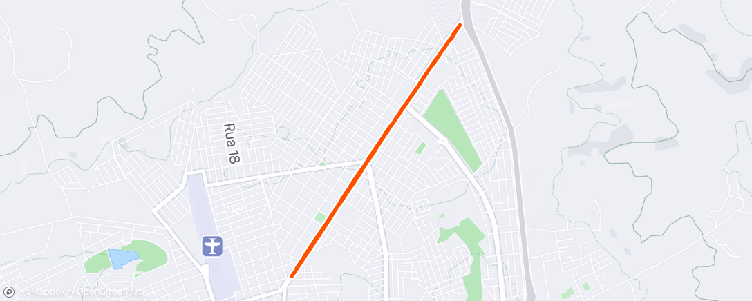 アクティビティ「Caminhada」の地図