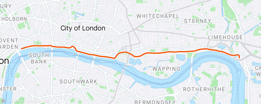 Map of the activity, Back to the big smoke