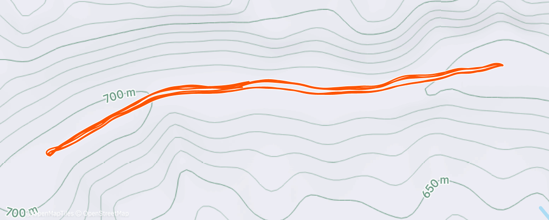 Map of the activity, Night Run