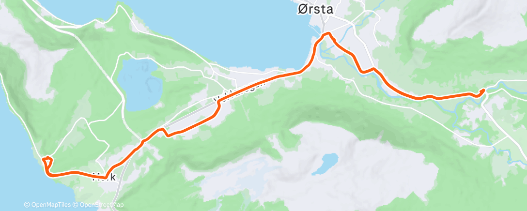 Mapa de la actividad (Morning Ride)