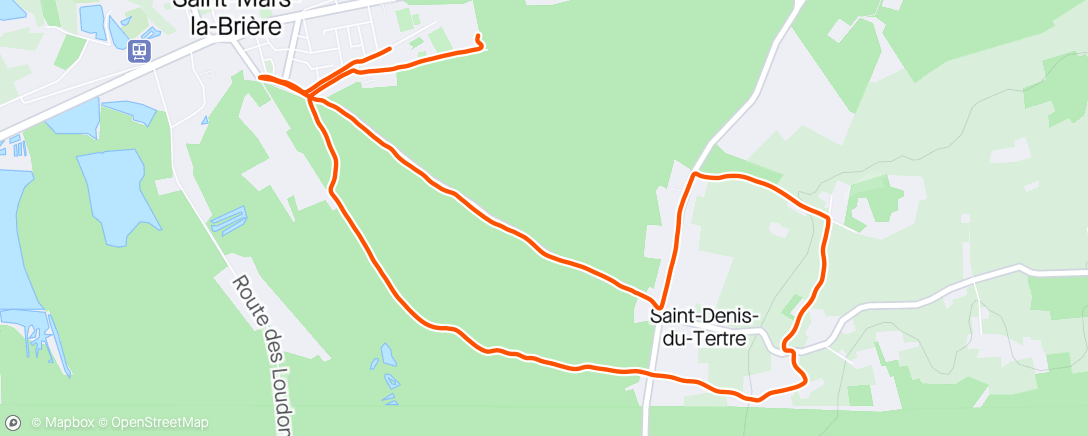 Mapa da atividade, Running