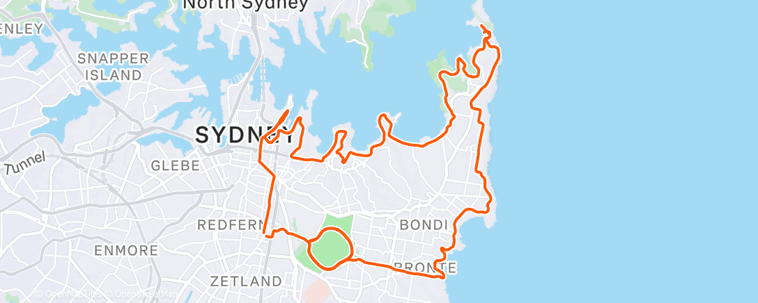 Map of the activity, Morning Ride