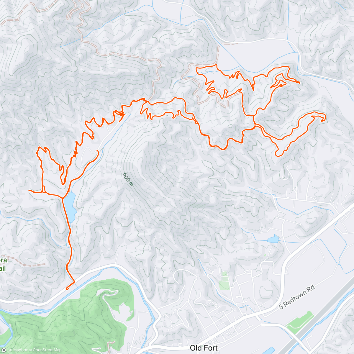 Map of the activity, Fun Preride with the Boys of the short course.