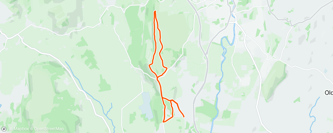 Map of the activity, Scout Scar