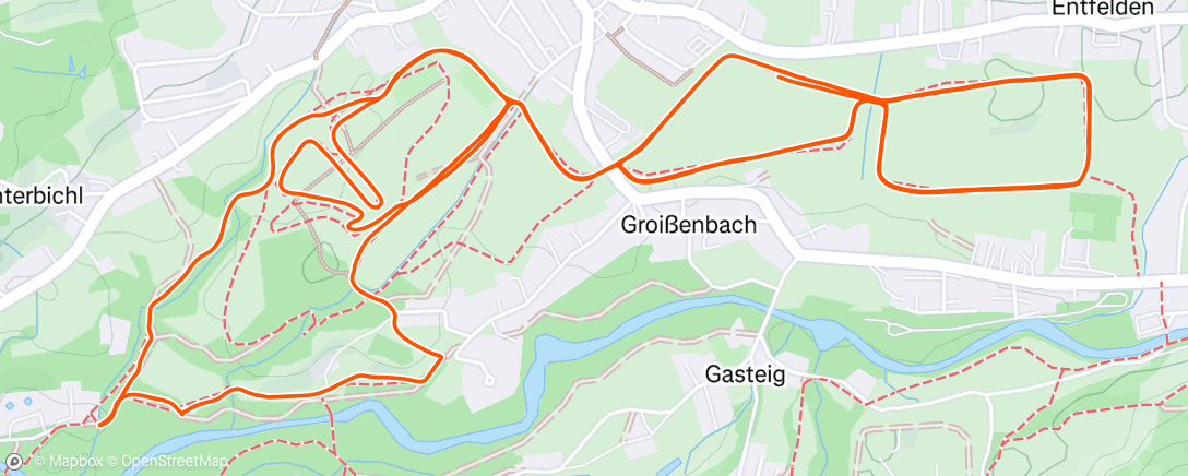 Map of the activity, Ski Nordisch am Morgen