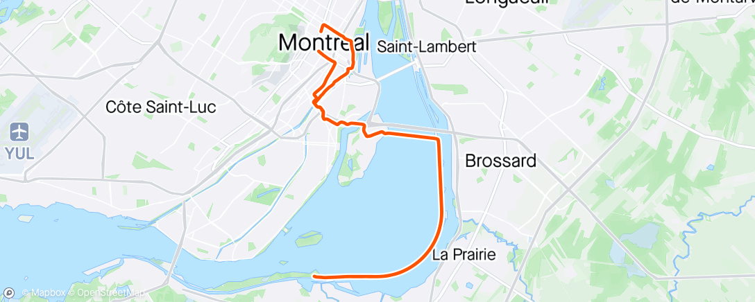 Carte de l'activité Afternoon Ride